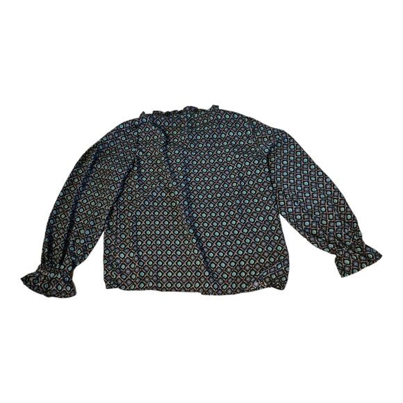 Pleione Small Floral Long Sleeve Button Up Shirt - Picture 5 of 8